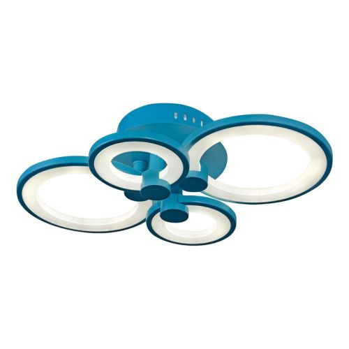 Люстра потолочная iLedex Ring (Ринг) A001/4 Blue