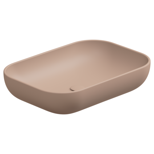 Раковина GSG Ceramic Design Easy 60см EALAVRE60032 накладная цвет бежевый