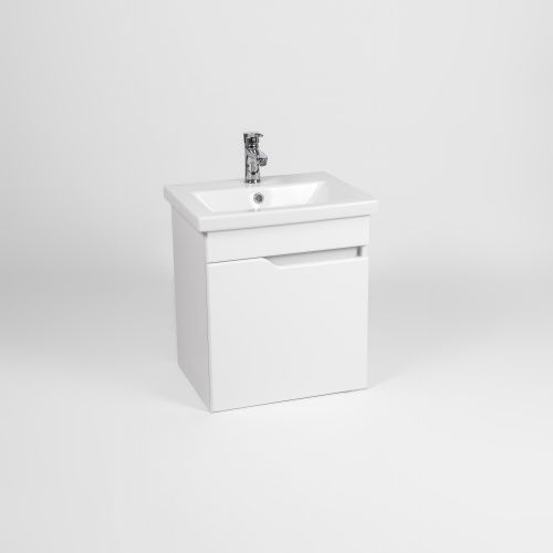Тумба под раковину Viant Куба VKUB50CO-T1STP 46х38х56 подвесная цвет белый