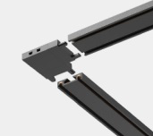 Соединитель угловой для магнитного шинопровода Italline IT09-9029 black - фото 2