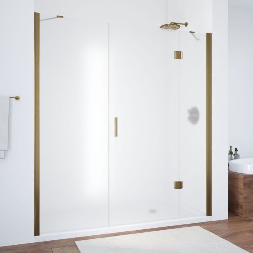 Душевая дверь Vegas-Glass AFP-F TUR+NOVO AFP-F TUR NOVO h1890 140 05 10 R 140х190 стекло матовое профиль бронза