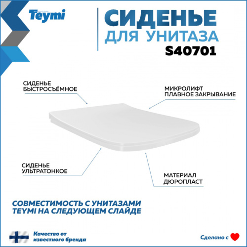 Крышка сиденье Teymi  S40701