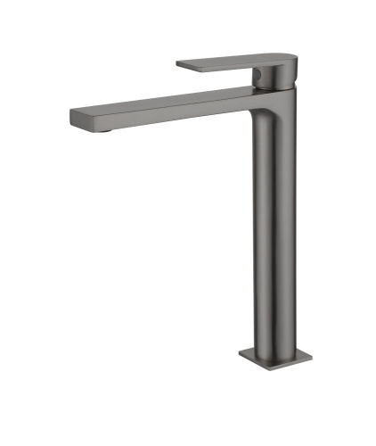 Смеситель AQG Alpha 01ALP120GM на столешницу оружейная сталь