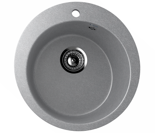 Кухонная мойка Ulgran Classic U-405-342 49,5х49,5 цвет графит
