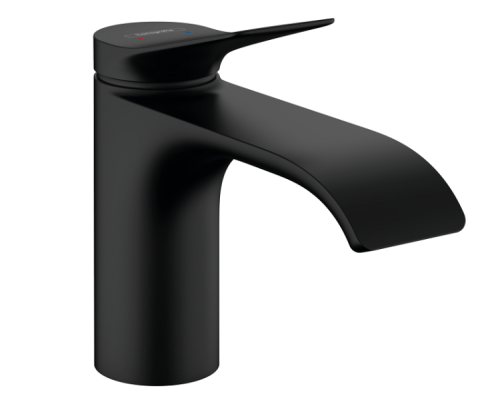 Смеситель Hansgrohe Vivenis 75012670 на раковину/столешницу черный матовый без термостата