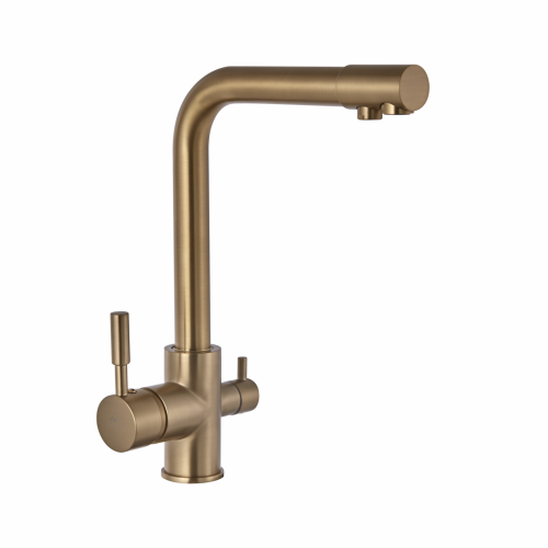 Смеситель для кухни Fashun A4352-21 на мойку бронза