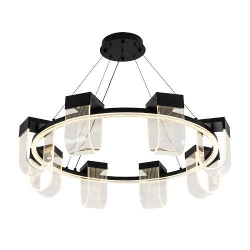 Люстра подвесная LED4U L7707-900 BK
