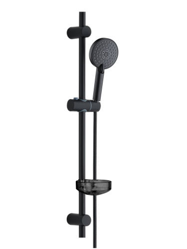 Душевой гарнитур Orange O-Shower OS702b настенный  черный Душевой гарнитур Orange O-Shower OS702b настенный  черный