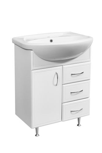 Тумба под раковину Stella Polar Концепт SP-00000755 58х37х82 цвет белый