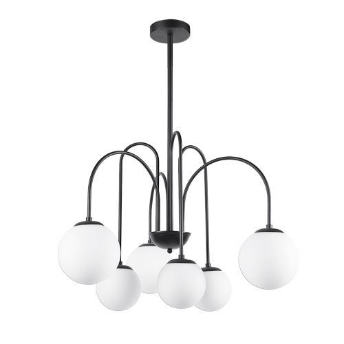 Люстра на штанге Arte Lamp Mebsuta (Мебсута) A1675LM-6BK
