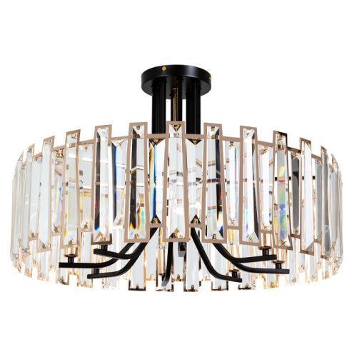 Люстра потолочная Arte Lamp Amber (Амбер) A1028PL-8BK