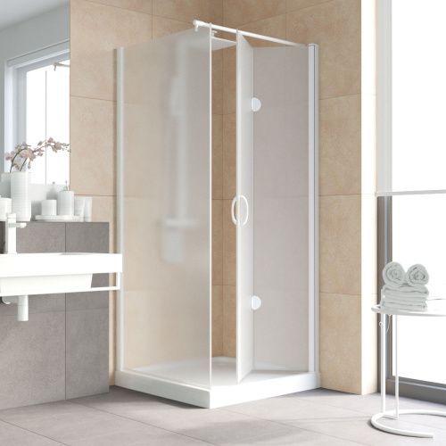 Душевой уголок Vegas-Glass GPS-Fis LUX GPS-Fis LUX 80*80 01 10 R 80х80 стекло матовое профиль белый без поддона
