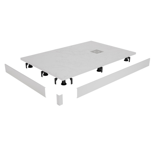 Душевой поддон RGW Stone Tray 16152012-01K 100х120 искусственный камень белый