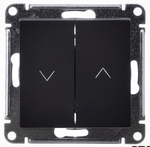 Выключатель 2-клавишный для жалюзи 10А Systeme Electric AtlasDesign (АтласДесигн) ATN001419