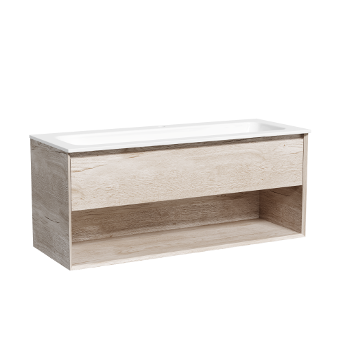 Тумба под раковину Sancos Marmi 1.0 MR1.0120EG 120х45х52 подвесная цвет дуб галифакс натуральный