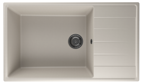 Кухонная мойка Ulgran Quartz Prima 860-02 86х50 цвет бежевый