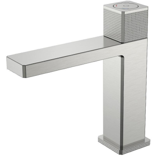 Смеситель автоматический Boheme Quad 159-NB на раковину никель брашированный