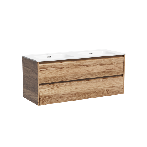 Тумба под раковину Sancos Libra LB120-2ECH 119х45х50 подвесная цвет дуб чарльстон
