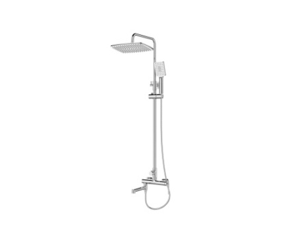 Душевая стойка BelBagno ACQUA ACQUA-VSCM-CRM настенная хром