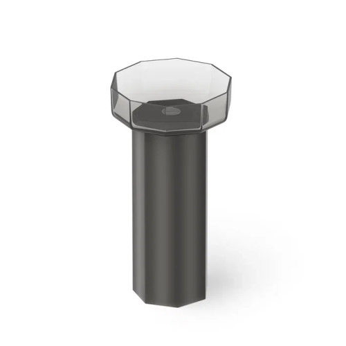 Раковина керамическая Dea Design Pedestal Basin DD2025 480 R4 50х50 напольная цвет черный без отверстий под смеситель