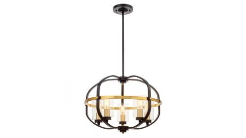 Люстра подвесная Lumina Deco Monterey (Монтереы) LDP 1141-5 BK+MD