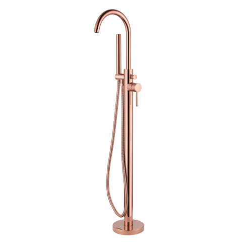 Смеситель Abber Wasser Kreis AF8115RGN напольный розовое золото