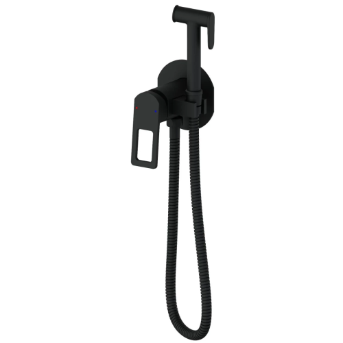 Гигиенический душ со смесителем Wonzon & Woghand Frame WW-88829010-MB черный