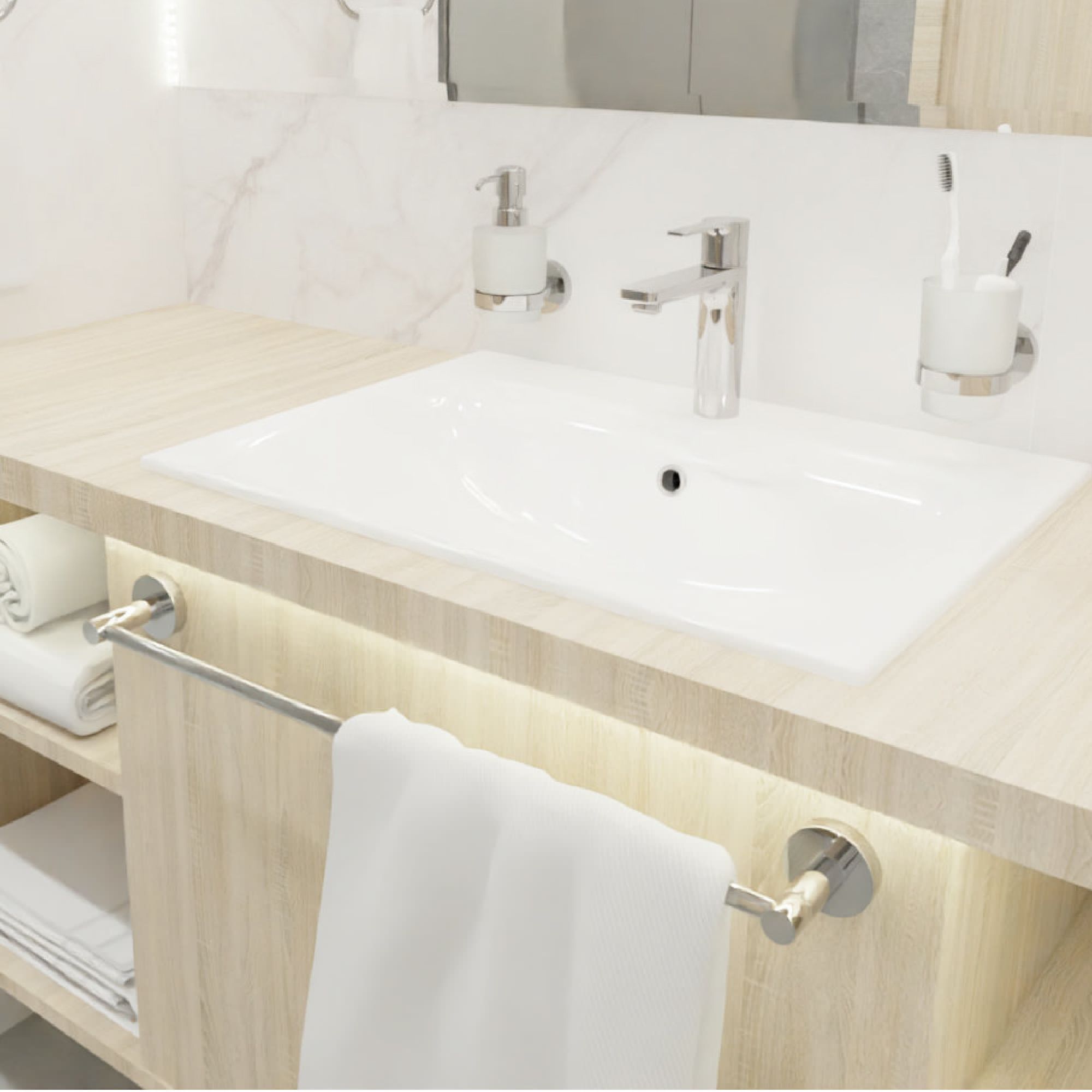 Полотенцедержатель Fixsen Comfort chrome FX-85001 - фото 3