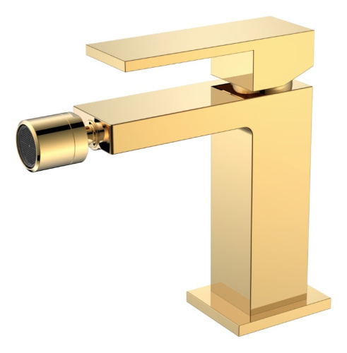 Смеситель Boheme Qubic 476-G на биде золото Смеситель Boheme Qubic 476-G на биде золото