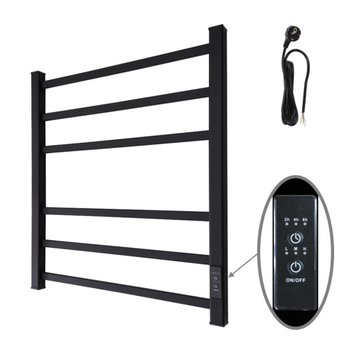 Полотенцесушитель Маргроид Вид 81-10 профильный 8110-6050-1081-9005R 53х60 электрический черный матовый