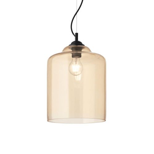 Светильник подвесной Ideal lux Bistro (Бистро) Bistro SP1 Square Ambra