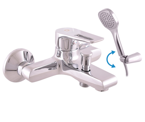 Смеситель для ванны и душа RavSlezak COLORADO CO254.5/2 настенный хром