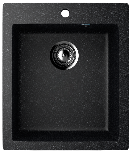 Кухонная мойка Ulgran Classic U-404-308 42х50 цвет черный