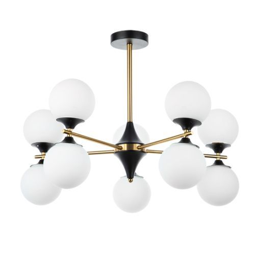Люстра на штанге Arte Lamp Mimosa (Мимоса) A3649PL-10PB