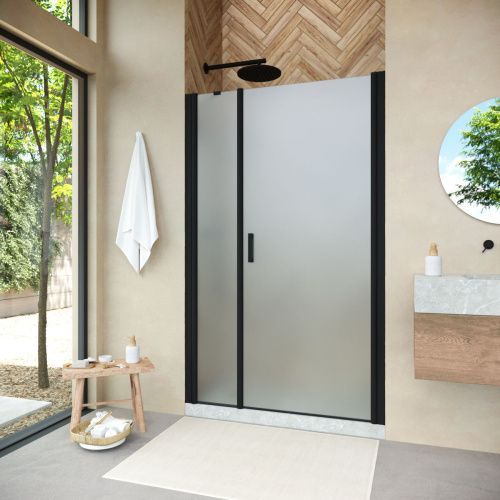 Душевая дверь Vegas-Glass EP-F-2 NOVO EP-F-2 NOVO 100 02М 10 R 100х190 стекло матовое профиль черный