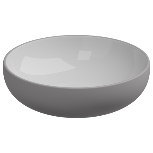 Раковина GSG Ceramic Design Easy 45см EALAVRO45BI000/038 накладная цвет белый/серый