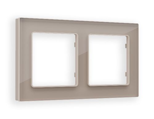 Рамка двухместная Ambrella Volt Platos (Платос) AF380602