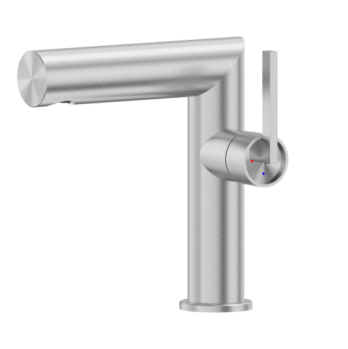 Смеситель Abber Perfekte 316 AF8A10BST на раковину сталь брашированная