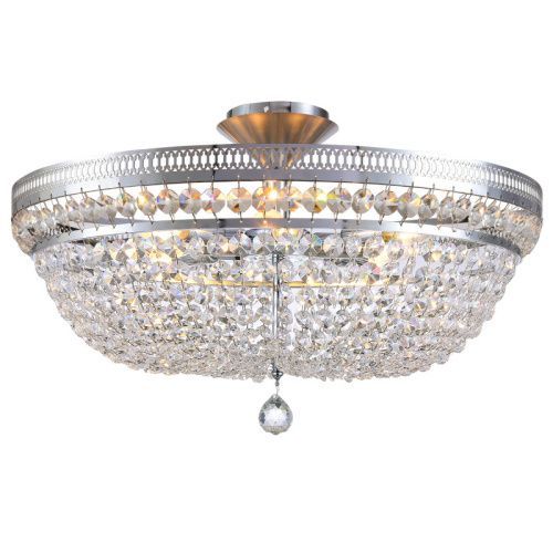 Люстра на штанге Natali Kovaltseva Barocco (Бароццо) BAROCCO 81405/8C CHROME