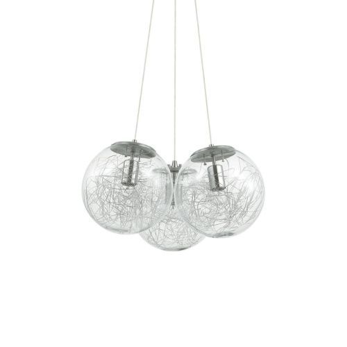 Люстра подвесная Ideal lux Mapa Sat (Мапа Сат) Mapa Sat SP3 Nickel