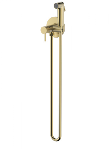 Гигиенический душ со смесителем Wonzon & Woghand Onyx WW-816025-BG золото