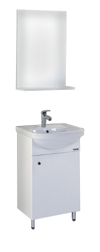Тумба с раковиной и зеркалом Grossman Eco Line 105205 50х30х70 напольная