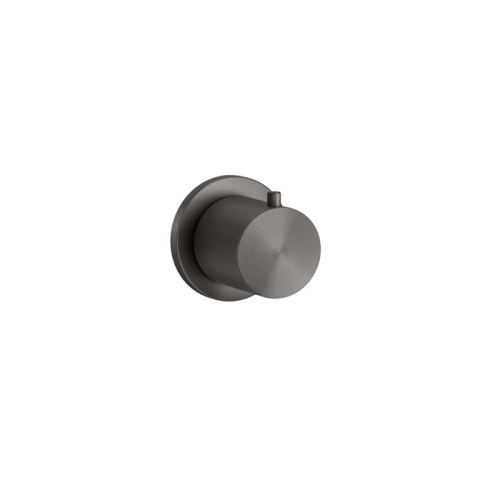 Смеситель для душа Gessi Gessi316 54564#707 встраиваемый в стену черный с термостатом (внешняя часть)