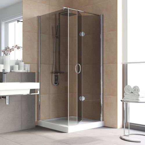 Душевой уголок Vegas-Glass GPS-Fis LUX GPS-Fis LUX 80*80 08 07 R 80х80 стекло тонированное профиль хром без поддона