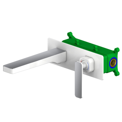 Смеситель для раковины Timo Torne 4371/00-16SM встраиваемый в стену хром/белый глянцевый