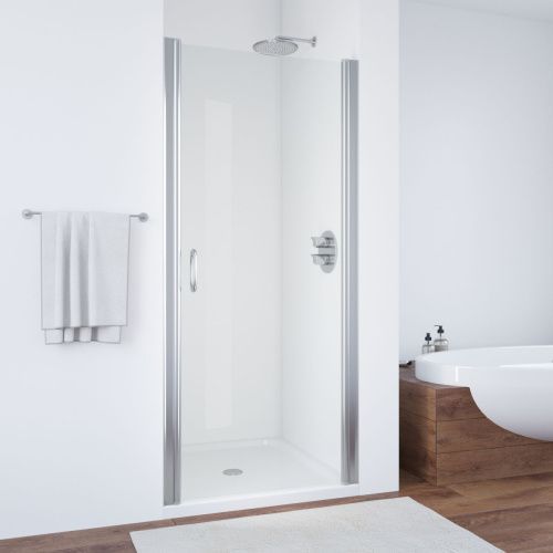 Душевая дверь Vegas-Glass EP EP 95 08 01 95х190 стекло прозрачное профиль хром