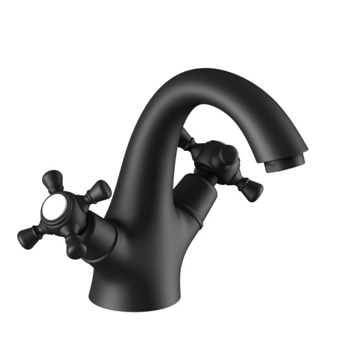 Смеситель Timo Nelson 1911/03F на раковину черный матовый без термостата