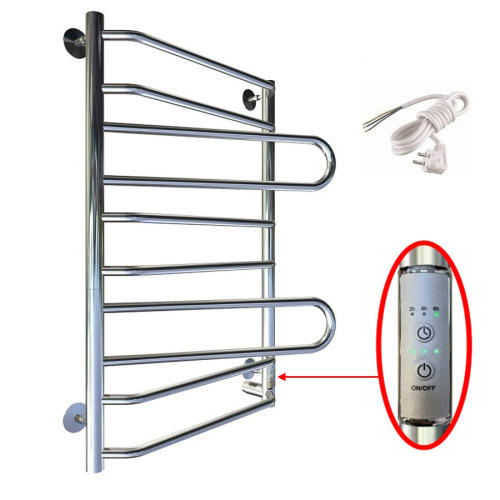 Полотенцесушитель Тругор Пэк Пэксп18/8050прав32 53х80 электрический хром