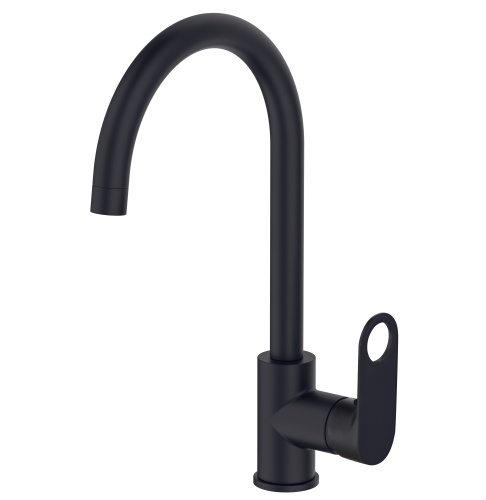 Смеситель для кухни D-Lin D155377-A на мойку черный