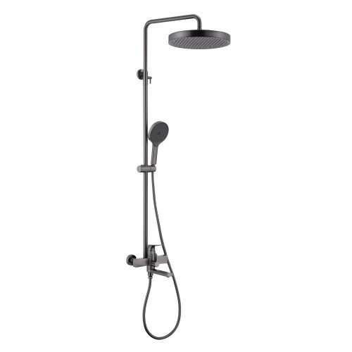 Душевая стойка Raglo R07.24.09 настенная цвет графит